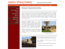 Tablet Screenshot of earthstructures.co.uk